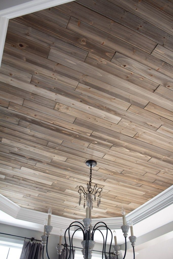 Easy DIY Rustic Planked Ceiling- The Lived-in Look
